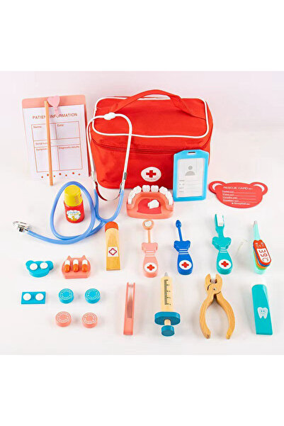 Choice E Wooden Pretend Play Doctor Educational Toys for Children Medical Sim...