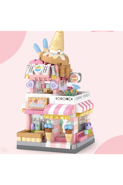 Choice no Box 400pcs NEW Panda Pet Coffee Ice Cream Flower Shop Store Street ...