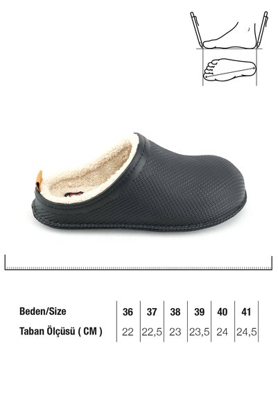 GEZER Home Garden Indoor Plush Women's Slippers Suitable for Winter Rubber Wet Floor
