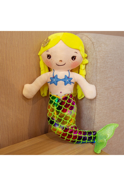 Choice1 D 1PC Cartoon Mermaid Plush Doll Toy Mini Pillow Plush Toys for Birth...