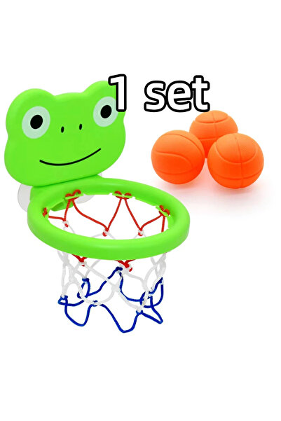 Choice green Cartoon animal basketball bath toy Bathroom basketball water pla...