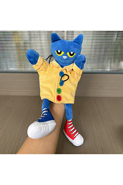 Choice 30cm A 30cm Pete The Cat Hand Puppet Plush Children Soft Doll Talk Sho...