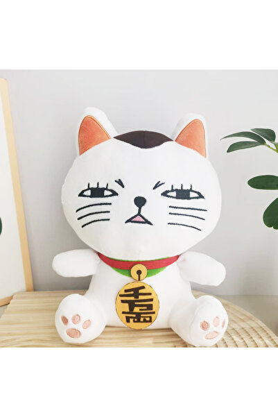 Choice 25cm Cartoon Lucky Cat Dandadan Plushies Soft Dolls Funny Cute Dan da ...
