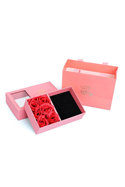 Choice Pink Jewelry Box Immortal Flower Jewelry Box Roses Window Valentine's ...