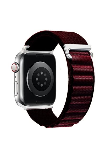 Choice 42mm 44mm 45mm 49mm Wine red Alpine Loop Strap for Watch Band Ultra 2 ...