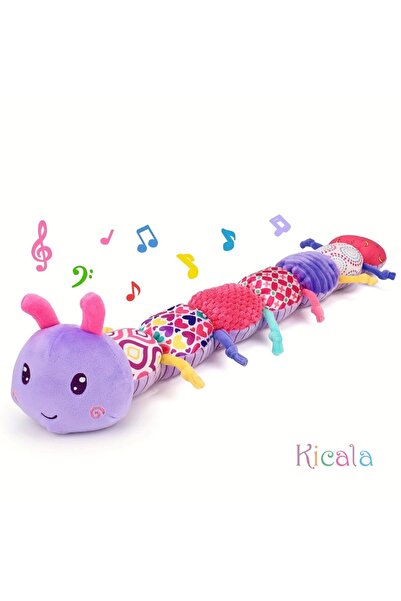 Choice purple Baby Musical Caterpillar Plush Toy with Crinkles and Rattles Se...