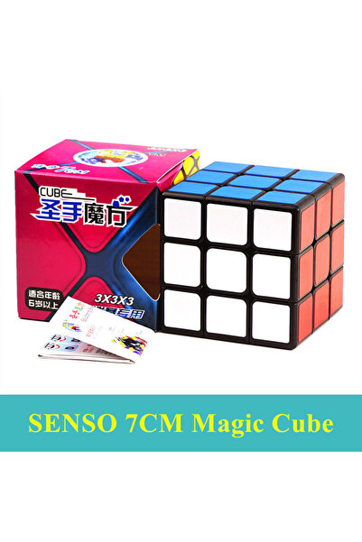 Choice Black Shengshou Legend 3x3 Cube 7CM Big Size 3x3x3 Magic Cube 3Layers ...