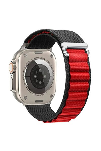 Choice 42mm 44mm 45mm 49mm Black red Alpine Loop Strap for Watch Band Ultra 2...