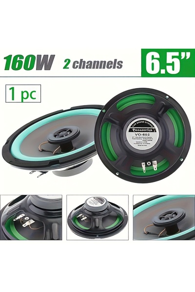 Choice 1pc 6.5 Inch 2-Way Car Coaxial Speaker, Car Door Audio Music Stereo Tw...