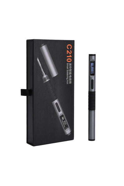 Choice GRAY DC9~20V Adjustable Temperature Soldering Iron DC 24V 100-450℃ Wel...