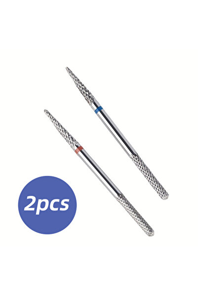 Choice 2pcs 2pcs Nail Drill Bits 3/32'' - Carbide Bit for Professional Finish...
