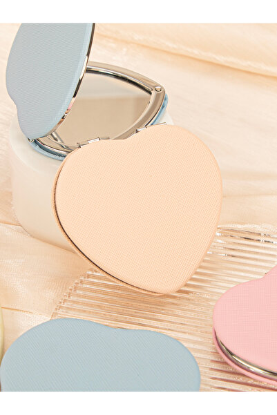 Choice AE-0121-KK 1PC Double Sided Makeup Mirror Red Pink Blue Khaki Simple S...