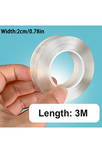 Choice4 Length 3M Width 2cm Ultra-strong Double Sided Adhesive 3M Nano Tape 5...