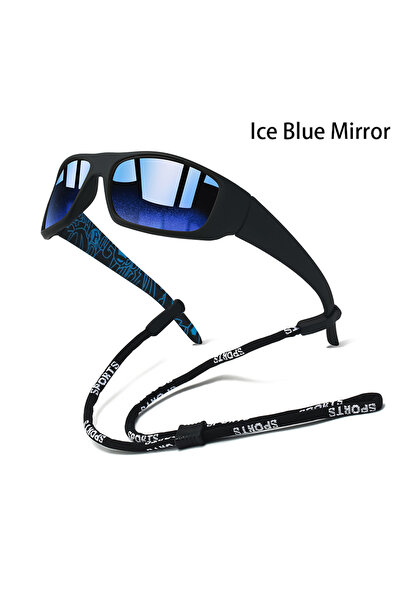 Choice6 GL-F55(IceBlue) Fashion Vintage Sunglasses with Chain for Men And Wom...