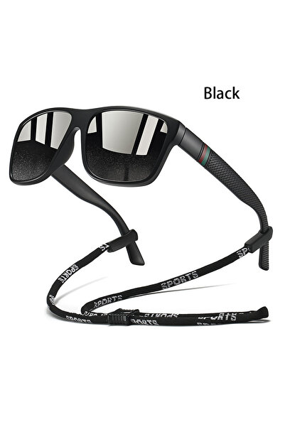 choice2 GL-F364(Black ) With Chain Fashion Classic Square Sunglasses Men Wome...