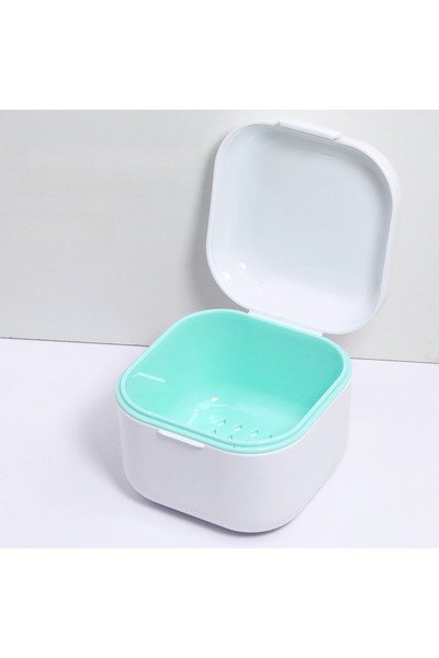 Choice Green White Nail Tool Sterilizer Box Plastic Nail Drill Bits Cleaning ...