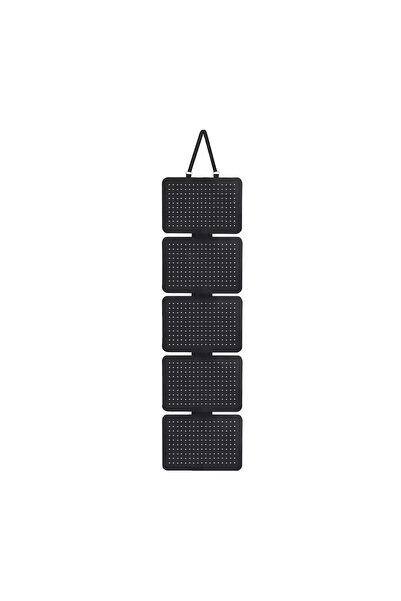 Choice black 1pc, 5-Layer Jewelry Storage Hanging Bag, Made of Felt Material,...