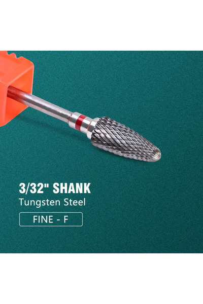 choice2 Carbide Flame Bit F Good Quality Tungsten Carbide Nail Drill Bit Elec...