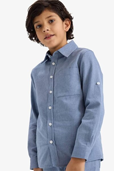 DeFacto 100% Cotton Shirt for Boys G6742A826Sp
