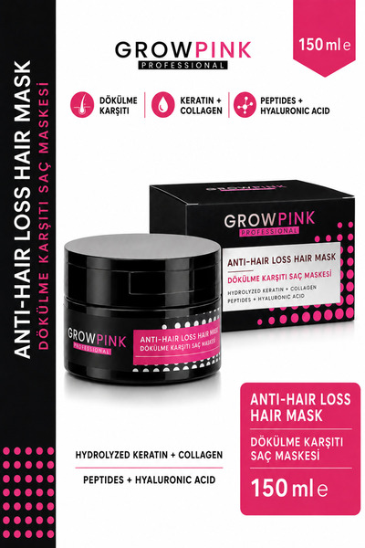 GROWPİNK Anti-Hair Loss Hair Mask - Special Formula for Women