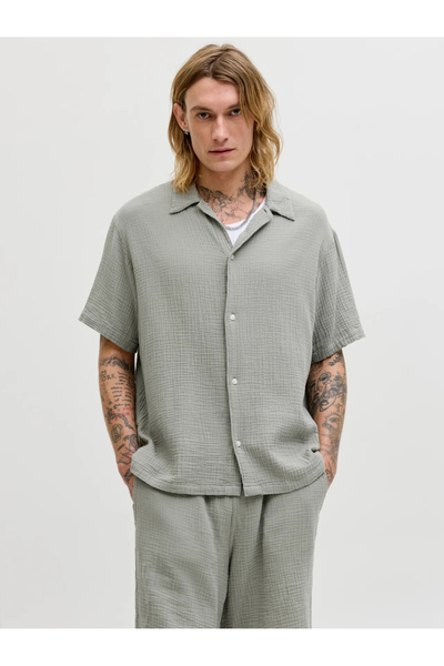 Jack & Jones Джорнантакет Двуслойна риза Ss Ea26 Мъжка риза 12291812
