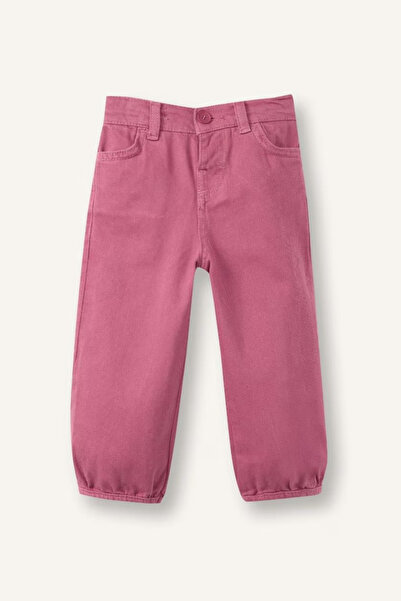 DeFacto 100% Cotton Gabardine Trousers Baby Girl G8139A526Sp