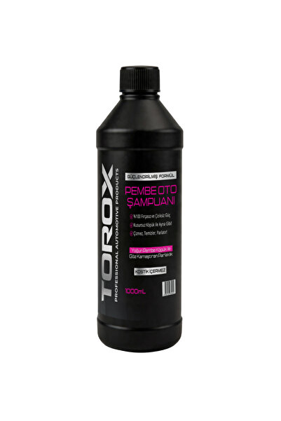TOROX Pembe Oto Şampuanı 1000ML 1/20 Konsantre
