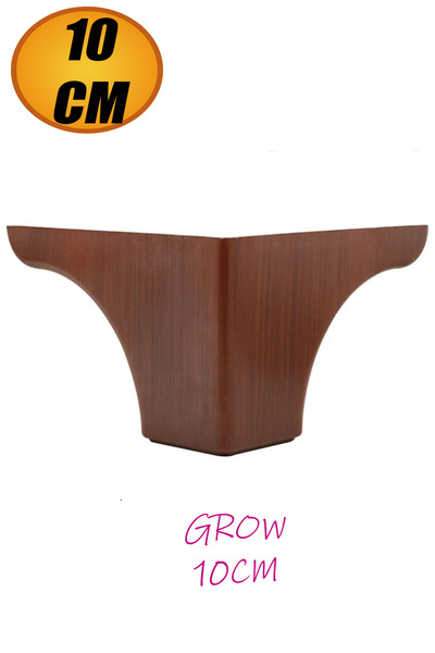 NUBLADO GROW Lüks Mobilya Kanepe Koltuk Baza Yükseltici Ayağı 10 Cm Kahvereng...