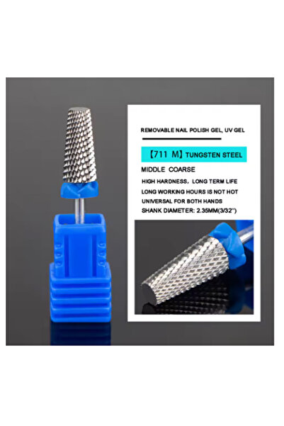 choice2 711M 5 in 1 Nail Drill Bits Tungsten Steel Cross Teeth Manicure File ...