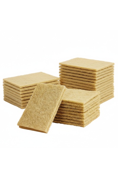 Choice 20Pcs Sisal 20Pcs Scratch Sisal Cleaning Sponges Dishes Microfiber Kit...