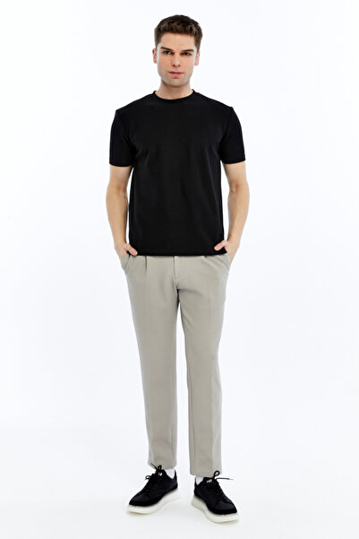 trender O izrez američki Pike muški T-shirt 2387 crni