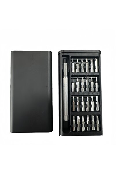Choice1 Black 24 in One Aluminum Screwdriver Set, Home Repair Tool for Disman...