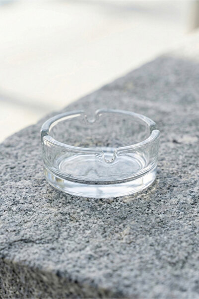 LAV Keyif Glass Ashtray Set of 2 Round