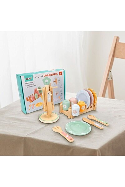 Picodino Set Joc de Rol, Servirea Mesei, din Lemn, 33 Piese