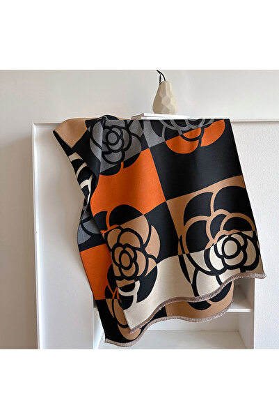 choice2 black Luxury Brand Winter Shawl Wraps Imitation Cashmere Scarf for Wo...
