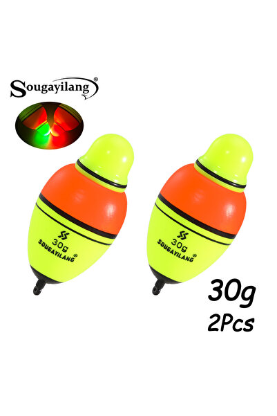 Choice 30g Buoyancy Sougayilang Luminous Fish Floats 2Pcs with 6 Size Options...
