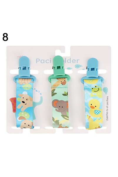 Choice4 8 3 Sets of Dummy Pacifier Clips Baby Care Nipple Holder Baby Pacifie...