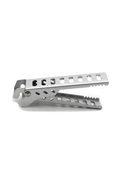Choice Silver Aluminium Anti-hot Alloy Clip Bowl Gripper Holder Camping Pot P...