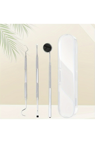 Choice1 3pcs Toothpick Cleaning Kit,Stainless Steel Toothpick Tool Portable C...