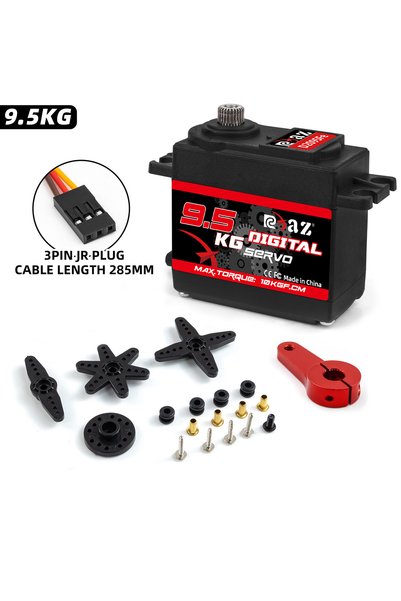 Choice14 9.5KG Servo Set RCXAZ Metal Housing High Speed Metal Gear Digital Se...