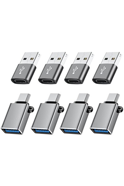 Choice 8 PCS USB Type C Adapter 8 Pack,USB to USB C Adapter,USBC Type A Male ...