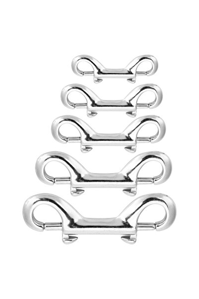 Choice1 90mm Diving Clip Double Ended Snap Diving Hook Silver Durable Stainle...