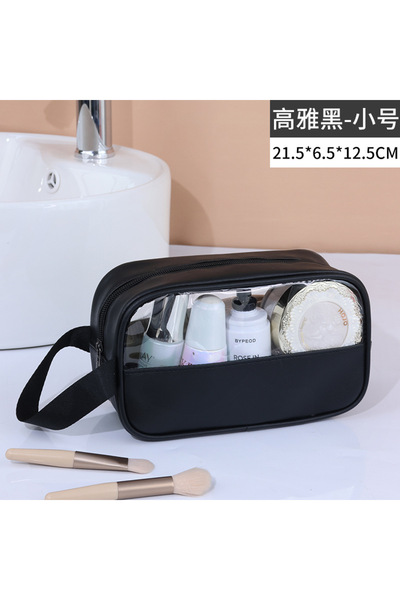 Choice black S Portable Travel cosmetic bag Women Transparent Makeup Bag Larg...