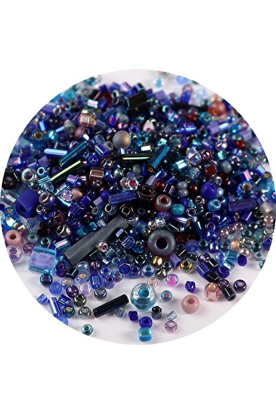 Choice8 Mix Deep blue 500Pcs Japan Miyuki Seed Beads Mixed Delica Round Glass...