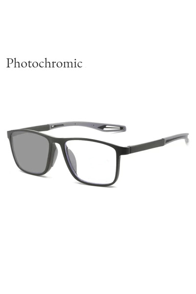 Choice55 DUTRIEUX 0 Gray-photochromic TR90 Photochromic Anti-blue Light Readi...