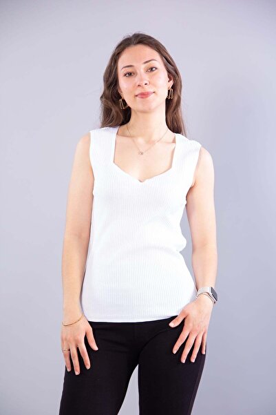 Mckanzie 0165 Tricou cu decolteu decupat