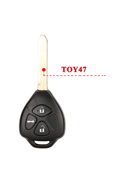Choice8 Toy47 3Buttons jingyuqin TOY43/TOY47 2/3/4Buttons Remote Key Shell Fo...
