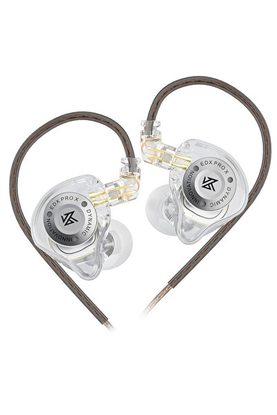 Choice Clear NO MIC KZ EDX PRO X Dynamic Drive Earphone HIFI Bass Music Earbu...