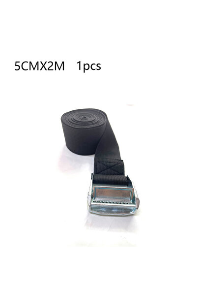 Choice3 5cmx2m 1pcs New 5cmx1m/2m/3m/4m/5m Black Tie Down Strap Strong Ratche...