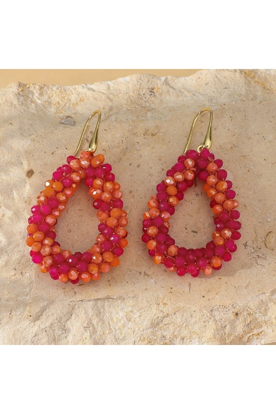 Choice Style 6 Boho Style Multicolor Water Drop Earrings for Women Elegant Ha...